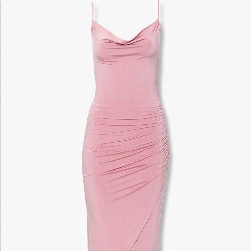 -NWT Forever 21 Pink Cowl Neck Cami Dress Size S